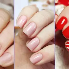 Jak nakładać bazę kauczukową: od naturalnych paznokci, przez różowy manicure, po czerwone zdobienia.